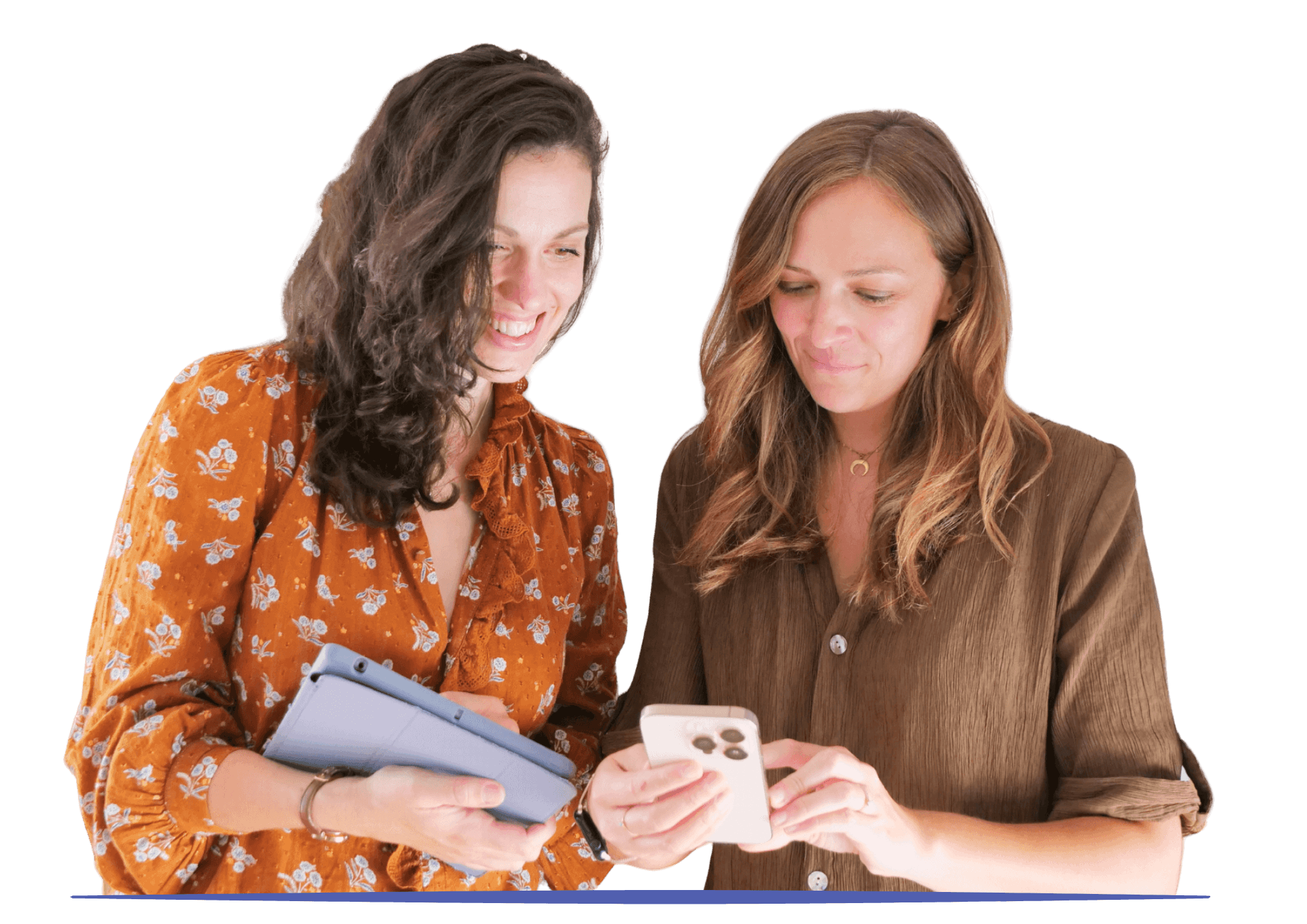 Philippine et Anne-Julie, freelances en communication
